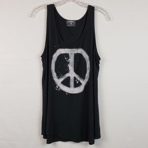Bird & Vine O Neck Tank Top